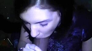 young amateur girlfriend picked up and fucked hard outdoors stairwell