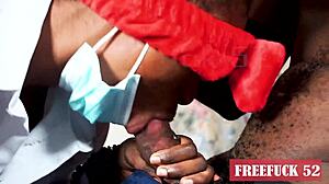 Slim classmate shaved pussy ride deepthroat homemade fuck