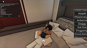she begged me to fuck her in every roblox pose!