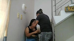 Cheap street puta gets hardcore home anal fuck