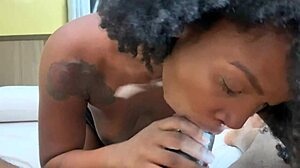 cousin's shy daughter cries on massive bbc first time