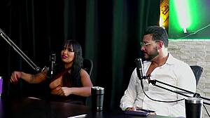 check the flirty interview packed with couple fetishes and see-through teasing vibes