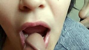 Native American Hottie Sucks Huge Cock Swallows Cum Feet Fetish