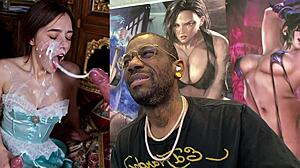 בייבי טראנס קטנה זין ארוך גומר חזק BBC מזיין שדיים נפוחים!