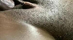 that black milf wife's pussy lips hug cock like a whore lover