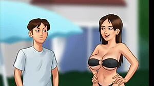 Stepbro Risks Public Pool Fuck with Stepsis in Summertime Saga