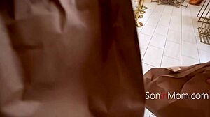 Step mom milks creamy loads from her taboo obsessed stepson fantasy