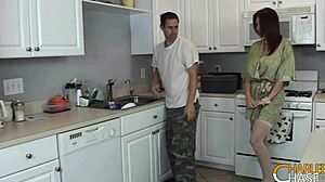 charlee chase... i fuck plumber got FACIALIZED in kitchen big tits cougar