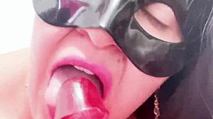 colombian stepmom whore with huge pussy masturbates for boss in lingerie