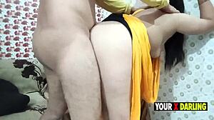 stepmom seduces stepson for sofa doggystyle pounding!