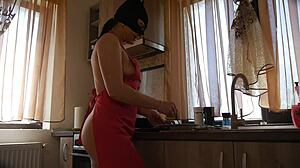 Cooking dinner? Nah, bend over for my cock first - milfycalla preview!