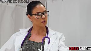 impatient liz jordan pounds milf doctor's big ass