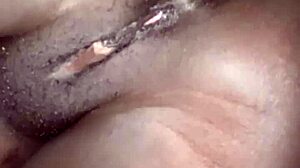 that black milf wife's pussy lips hug cock like a whore lover