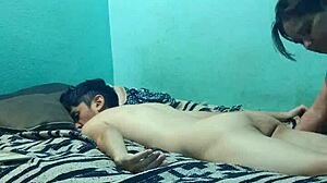 my chubby girl gives me a steamy naked massage