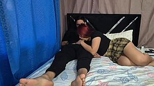 playing games but stepsis begs for my cock deep inside