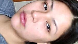 Native American Hottie Sucks Huge Cock Swallows Cum Feet Fetish