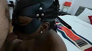 black bbw wife vibes pussy then sloppy sucks bbc in hotel 💋🍆