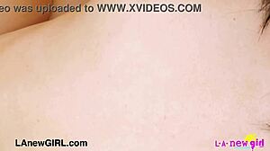 brunette model massage casting shows petite sexy body sofa