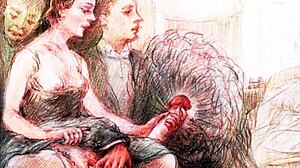 Vintage Erotic Art Teases Timeless Sensual Desires