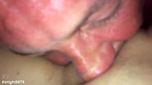 Daddy's tongue work leaves her breathless and satisfied somehow