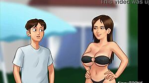 Stepbro Risks Public Pool Fuck with Stepsis in Summertime Saga
