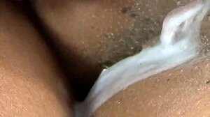 Ready to see this dripping ebony pussy and huge tits in xxl homemade madness?