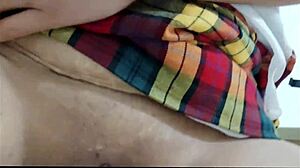 Sex-Addicted Curvy Neighbor Cums Hard Submitting in Crazy Bed Domination