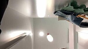 Wet BBW Teen Fingers Big Tits Pussy In Changing Room