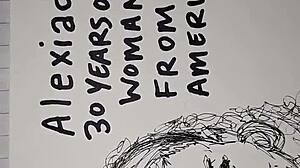 jeans groping massage ends with thick cum glazing her huge tits