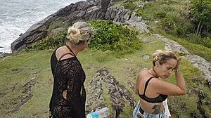 searching for hot guys on the beach behind the scenes pics too