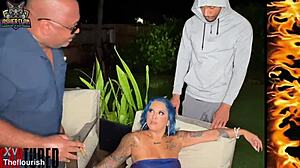 spanish barbie's hardcore threesome massage with bbc