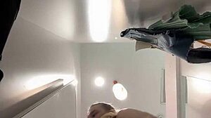 Wet BBW Teen Fingers Big Tits Pussy In Changing Room