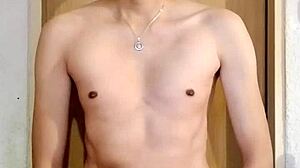 Skinny Chacal Jerks Monster Cock Solo