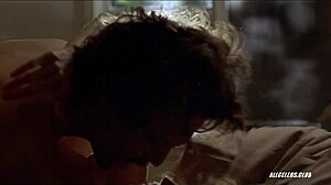 janet gunn bares big tits topless in night of the running man 🔥🍒