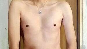 Skinny Chacal Jerks Monster Cock Solo