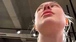 Wet BBW Teen Fingers Big Tits Pussy In Changing Room