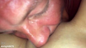 Daddy's tongue work leaves her breathless and satisfied somehow