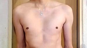 Skinny Chacal Jerks Monster Cock Solo