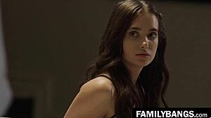 Stepdad Marcus London Fixes Things by Stuffing Gia Paige's Petite Holes