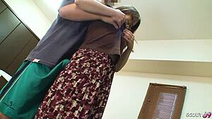 Japanese Mature Wife's Bushy Pussy Creampied in Amateur POV Cheating