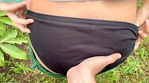 Indian Schoolgirl Moans In Jungle Doggy With Boyfriend's Huge Cock