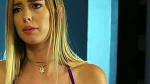 Gorgeous Lesbian Masseuse Tribbing Adorable Babe Fingering Horny