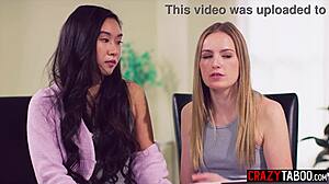 big tits counselor kenzie taylor says fuck this lesbian couple now