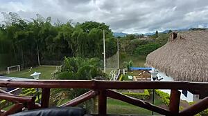 My husband's army buddy fucks my pussy pov outdoors carla morelli!