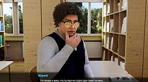 teacher milf with glasses rides monster cock vibrator buzzing pussy to orgasm pov!