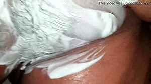 Shaving My Huge Fat Shaved Pussy Close