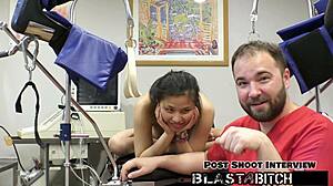 raya nguyens ass blasted backstage with cum close-up