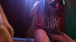 hey boss don't look at me like this in lingerie... wait now check this hot homemade pussy tease
