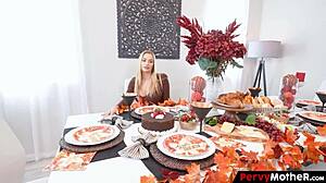 PervyMother Stepmom Fucks Stepson Dinner Urges