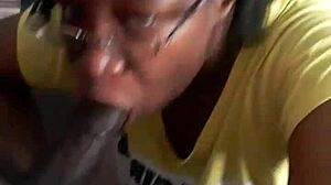 couch blowjob sesh with kyttkatt gets messy quick
